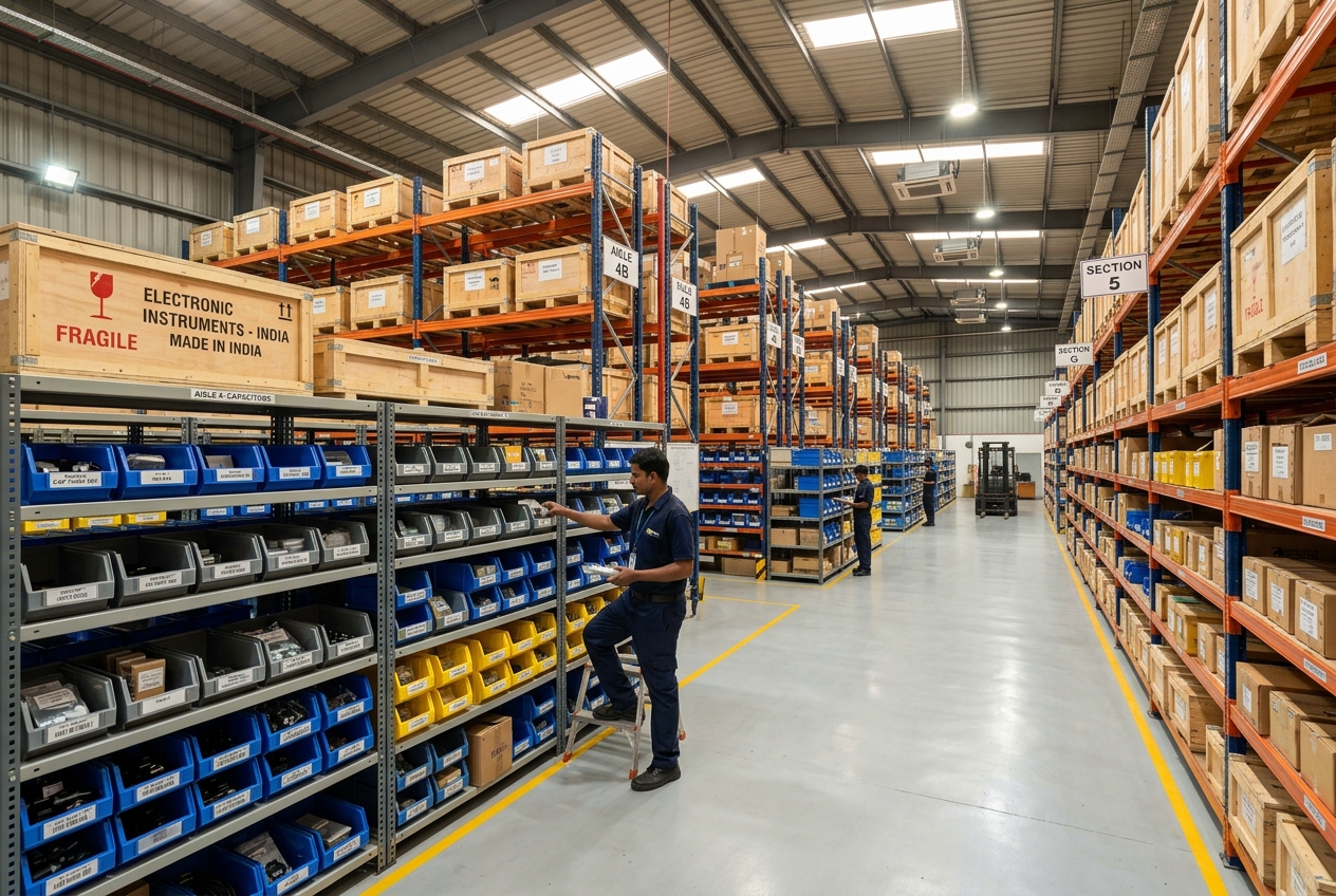 Warehousing & Crates Section